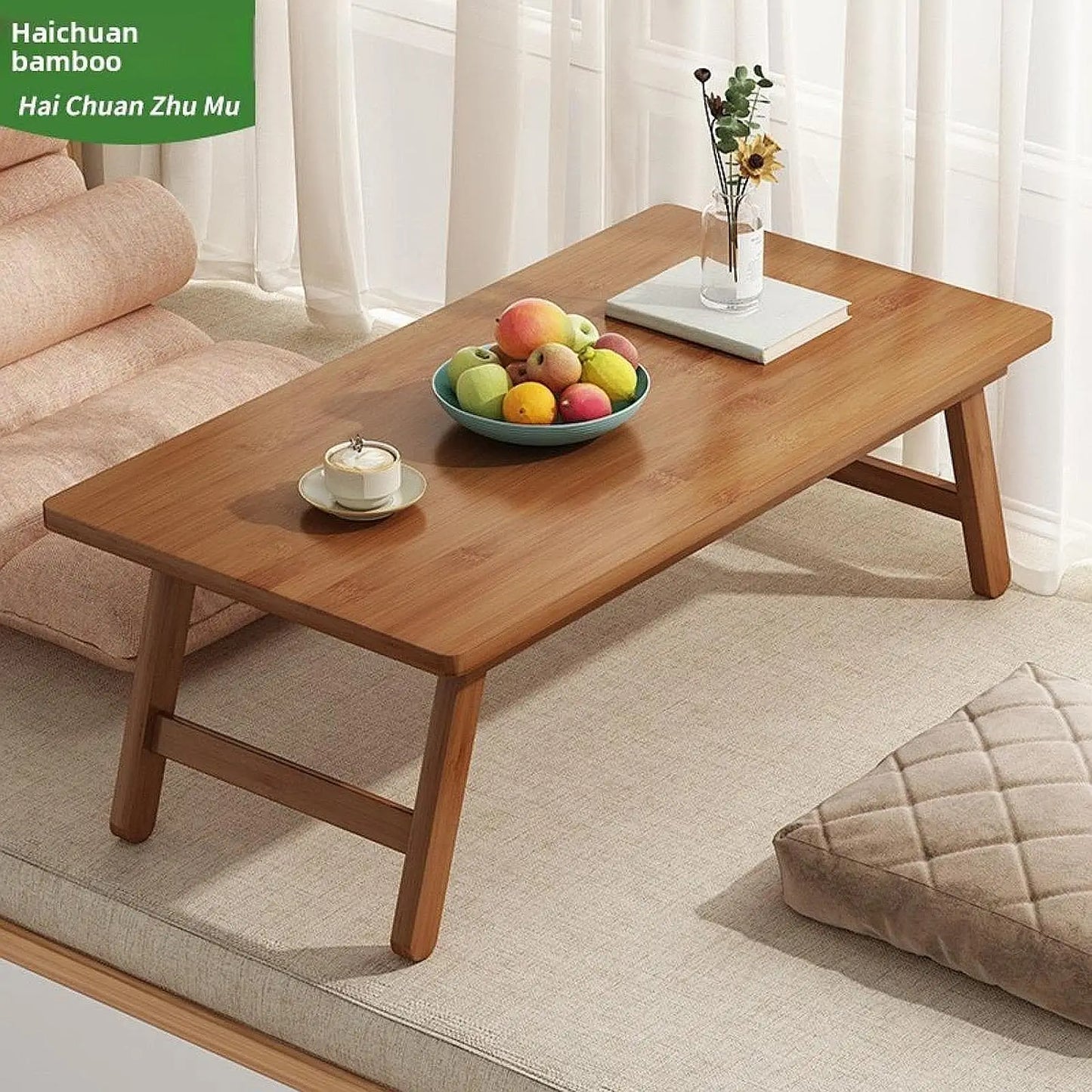 Japanese Floor Table Folding Coffee TableWindow Low Table Rectangular Balcony Table Low Ground Computer Desk Furnitrure