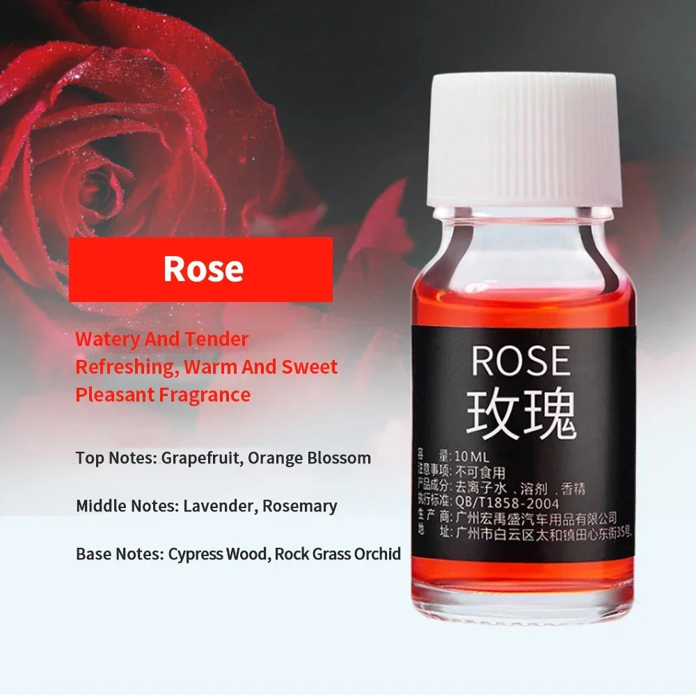 Wood Hanging Car Air Freshener Diffuser Perfume Aromatherapy Essential Oil Bottle Hanging Car Air Freshener Car Auto Accessories