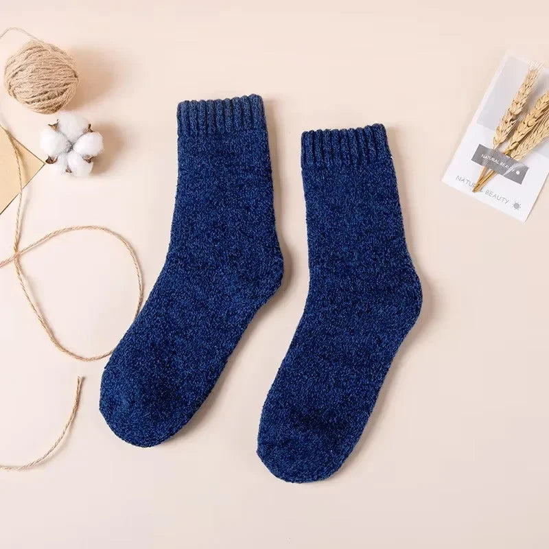 3/5/15 Pairs Men Solid Color Socks Fashionable Simple Versatile Winter Socks Are Soft Comfortable Lightweight Casual In Length