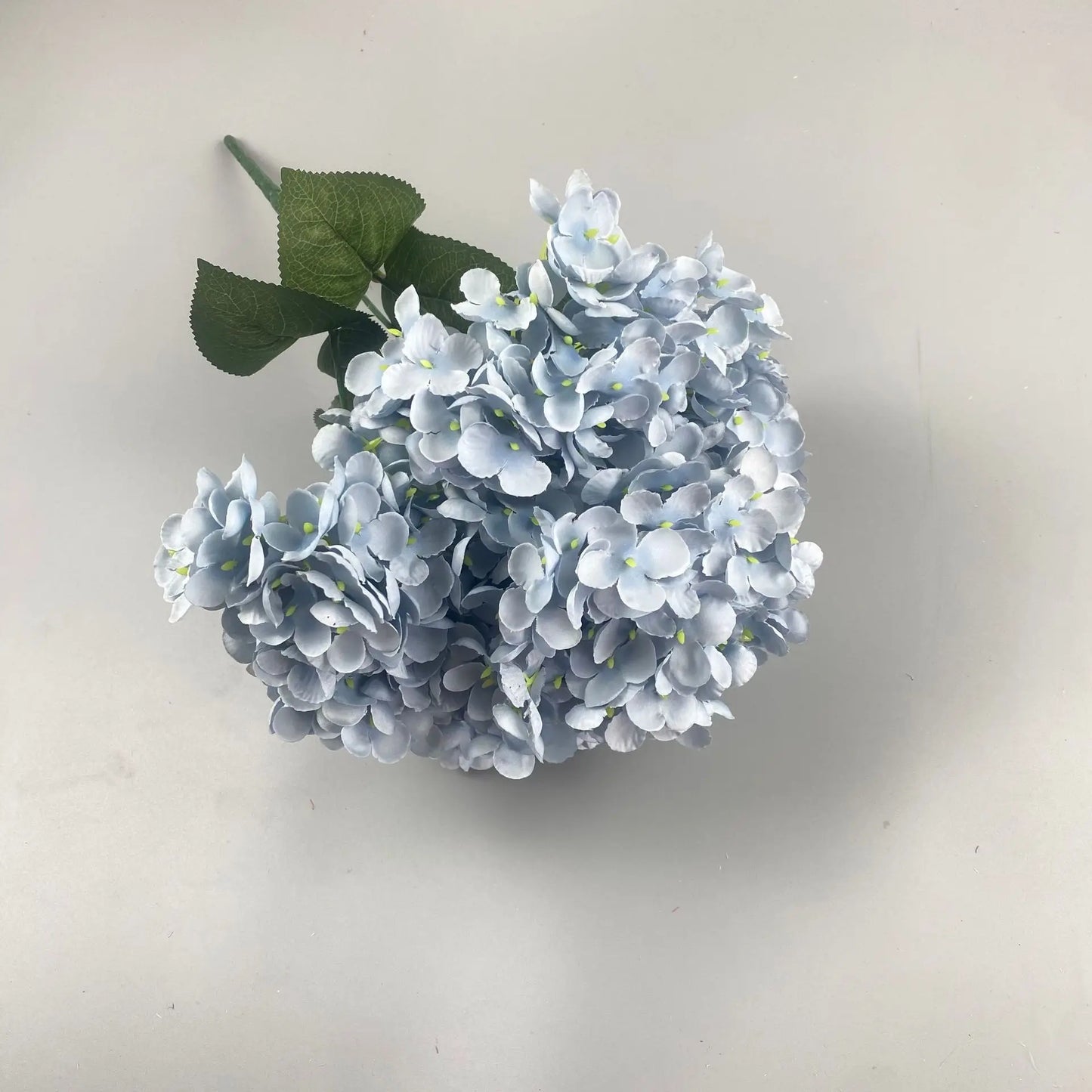 Large Size 5 Heads Artificial Flowers White Pink Hydrangea Silk DIY Wedding Bridal Bouquet Fake Flowers Home Party Decoration