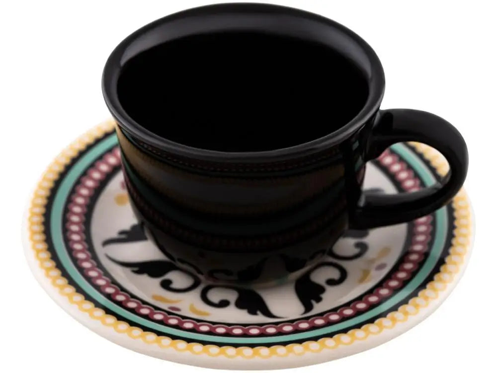 Oxford Floreal 6 Pieces Coffee Cups Set 65ml