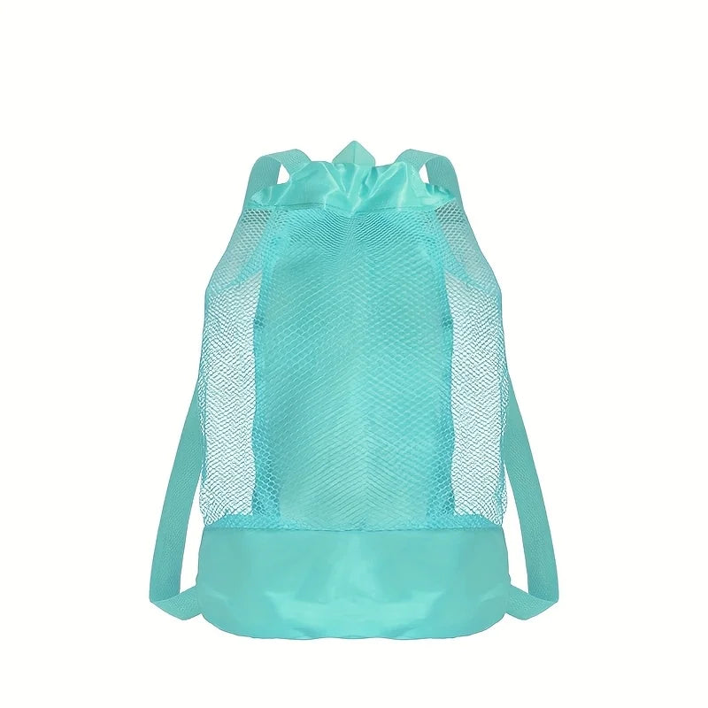 Beach storage bag,Large capacity net multifunctional travel backpack,sundries toy storage bag