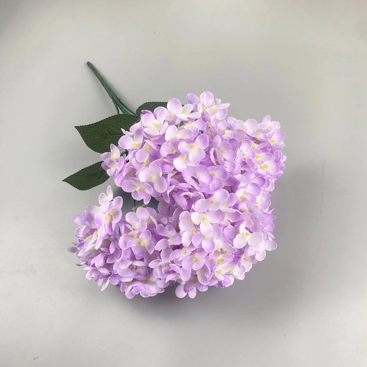 Large Size 5 Heads Artificial Flowers White Pink Hydrangea Silk DIY Wedding Bridal Bouquet Fake Flowers Home Party Decoration