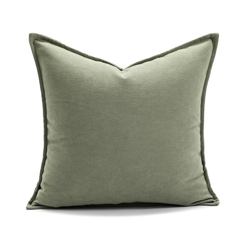 Modern and Fresh Ins Wind Matcha Green Home Living Room Sofa Window Float Pillow Throwing Pillow Simple and Light Luxury Cushion