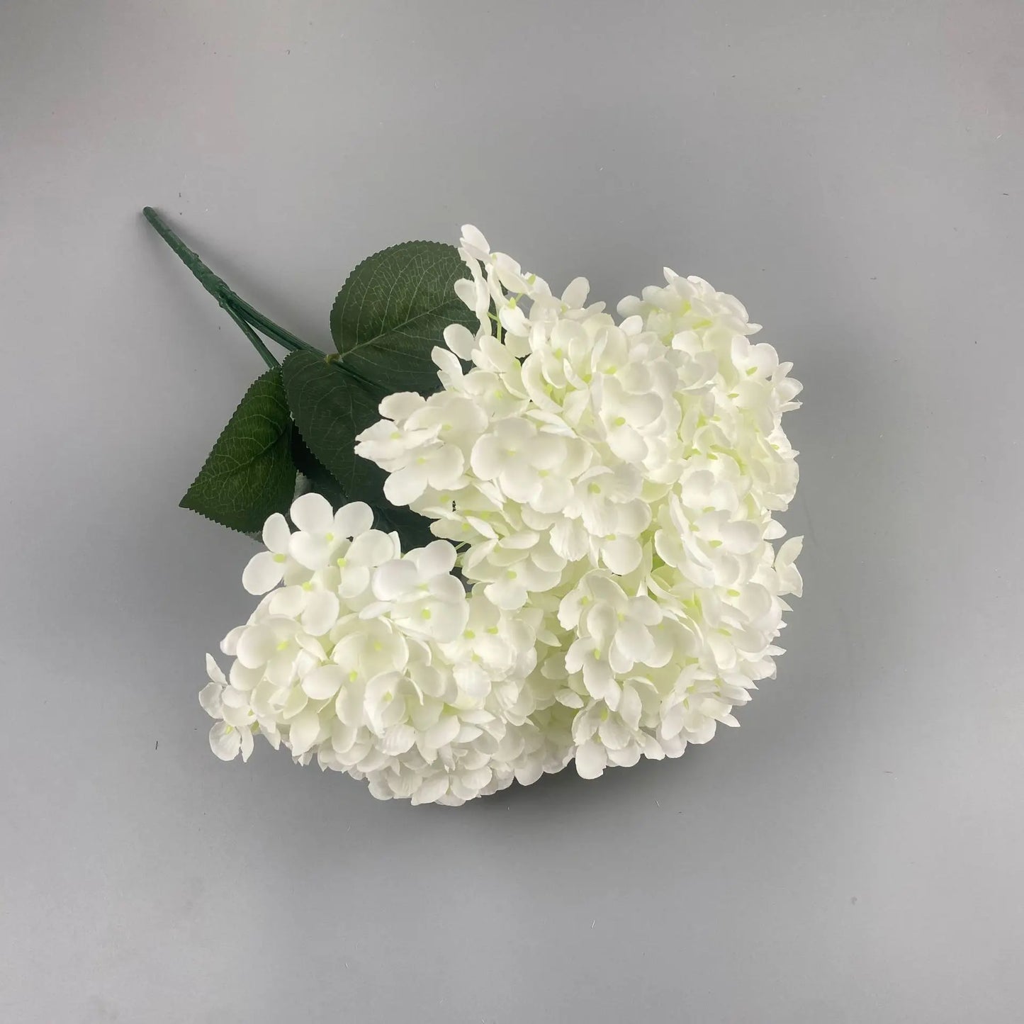 Large Size 5 Heads Artificial Flowers White Pink Hydrangea Silk DIY Wedding Bridal Bouquet Fake Flowers Home Party Decoration