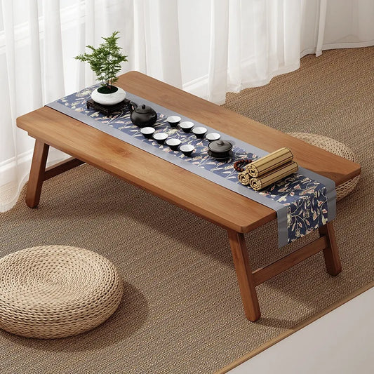 Japanese Floor Table Folding Coffee TableWindow Low Table Rectangular Balcony Table Low Ground Computer Desk Furnitrure
