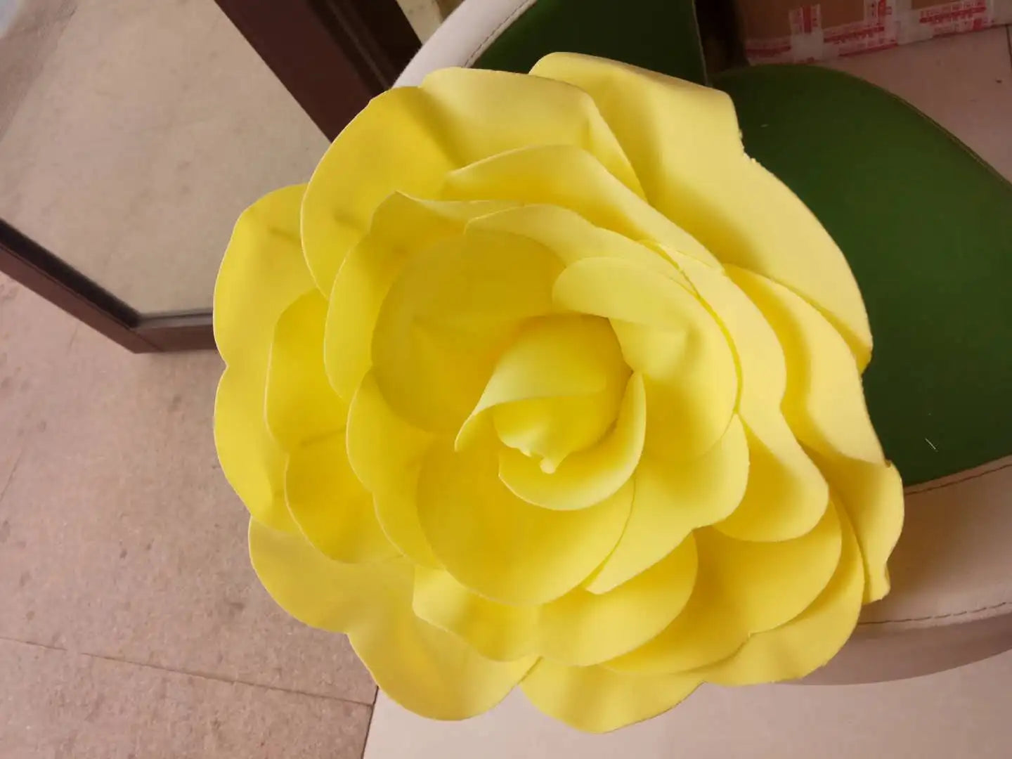 Large Foam Fake Flowers Artificial Roses Set of European Style Wedding Flower Wall Wedding Window Background Layout
