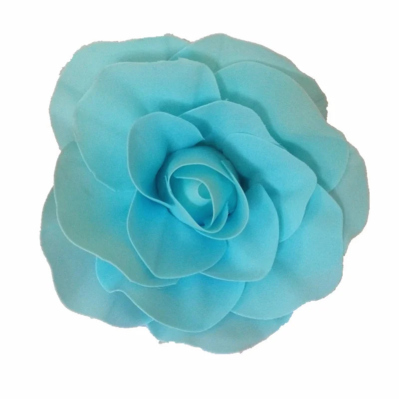 Large Foam Fake Flowers Artificial Roses Set of European Style Wedding Flower Wall Wedding Window Background Layout