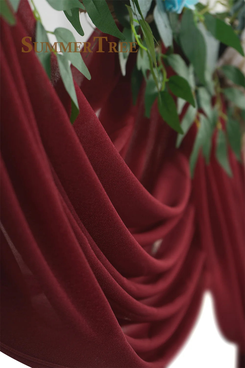 6-10 Meters Wedding Arch Drape Chiffon Fabric Draping Curtain Drapery Party Supplies Ceremony Reception Hanging Decoration