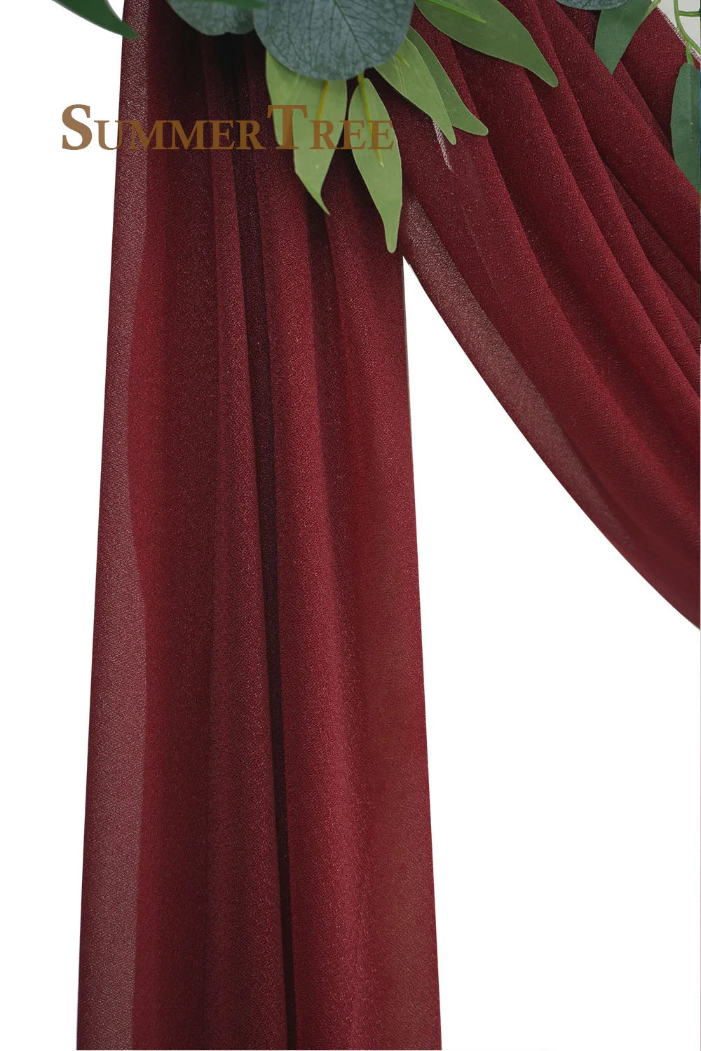 6-10 Meters Wedding Arch Drape Chiffon Fabric Draping Curtain Drapery Party Supplies Ceremony Reception Hanging Decoration