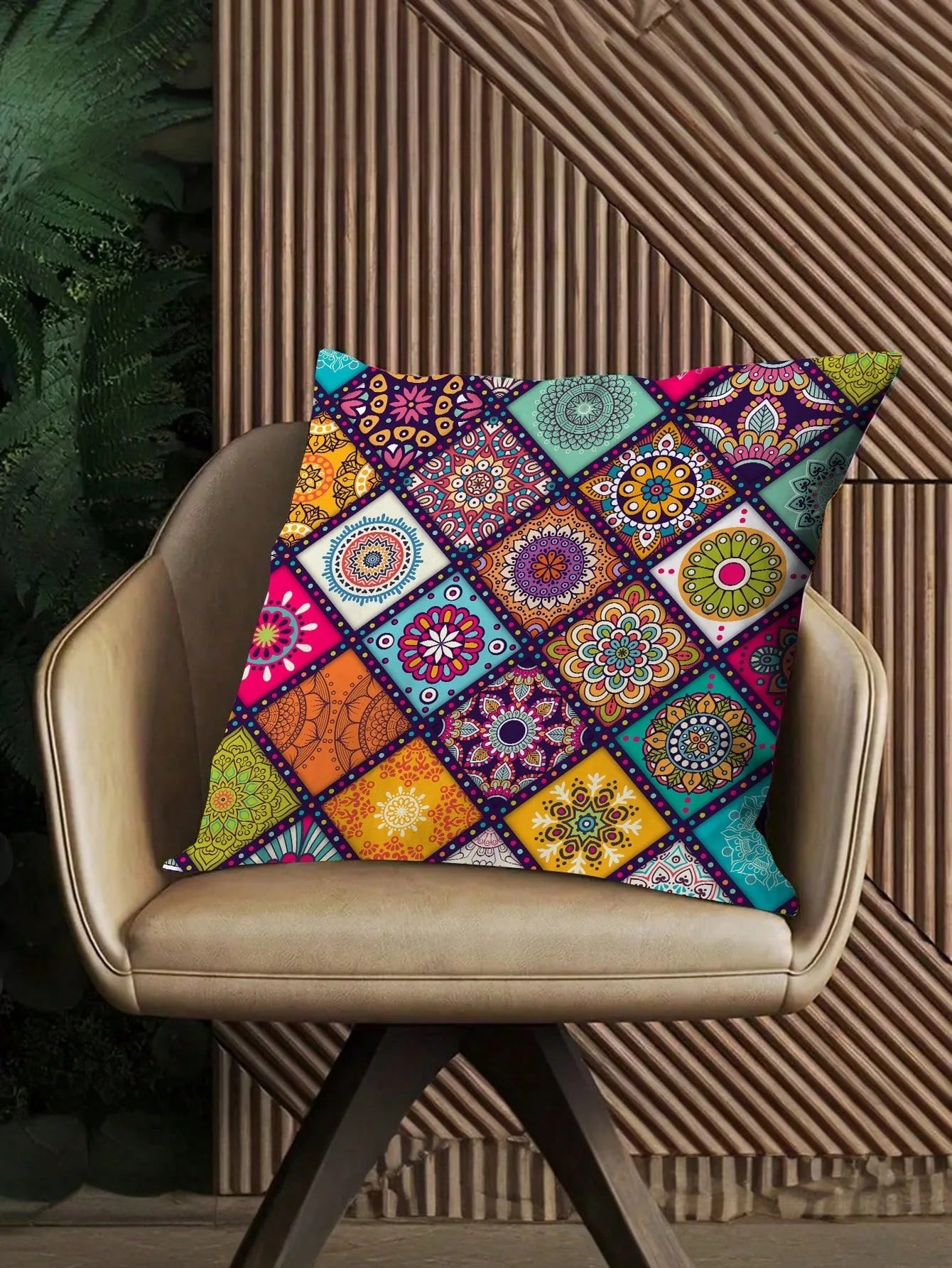 Bohemian style printed cushion cover, home decoration pillow, living room sofa decoration pillowcase