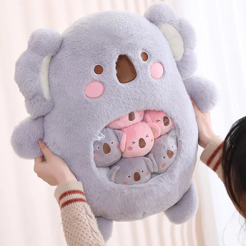 Cute Cartoon Animal Plush Toy Pillows Soft Filled Sofa Cushions Homdecors Decorations Living Room Pillows Holiday Gifts
