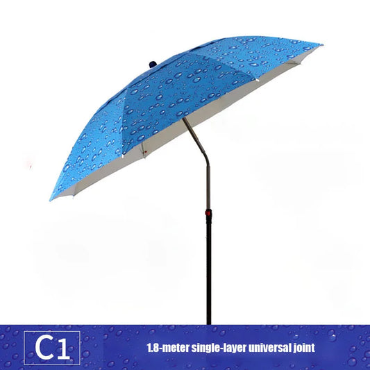 Fishing umbrella - three-fold, adjustable, all-directional, sun protection, rainproof, shade for outdoor fishing