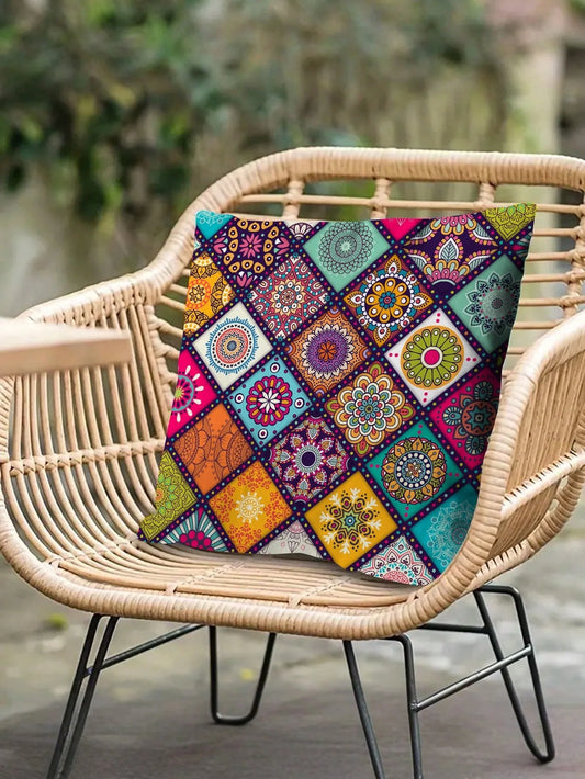 Bohemian style printed cushion cover, home decoration pillow, living room sofa decoration pillowcase