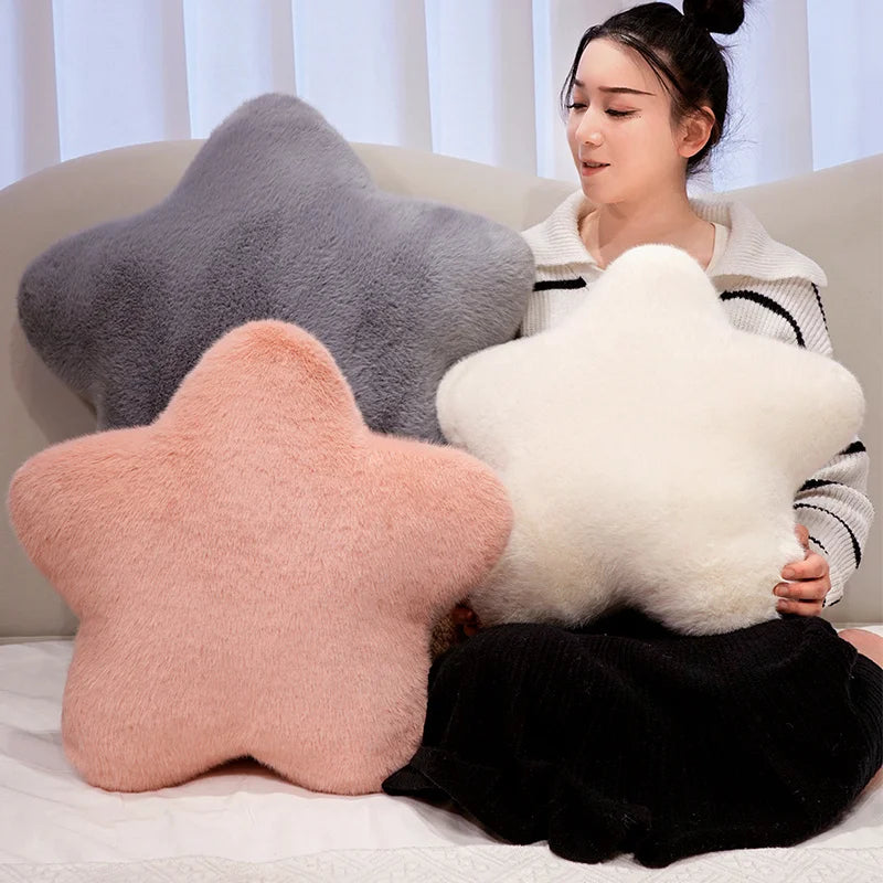 Soft and Cozy Star Shaped Pillow - Cute and Fun Design for Home Décor, Relaxation, and Comfort