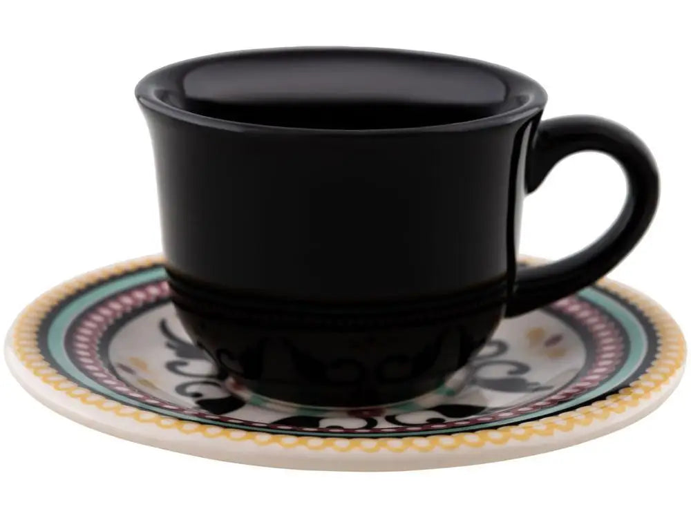 Oxford Floreal 6 Pieces Coffee Cups Set 65ml