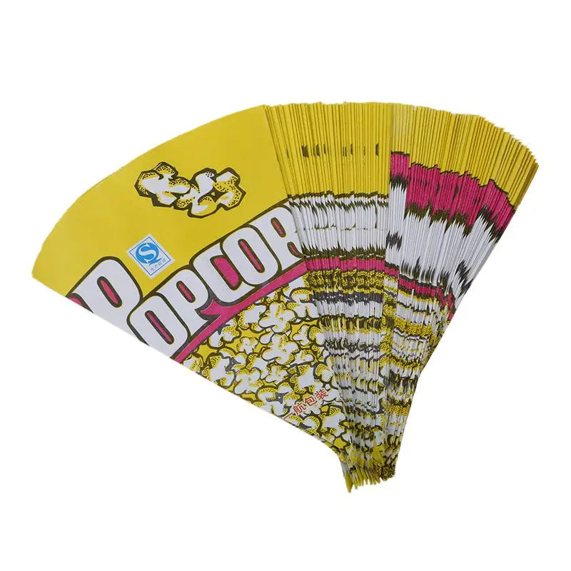 100X Popcorn Bags Paper Bags Almonds Popcorn