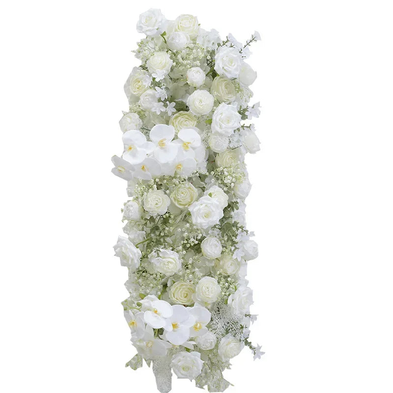 Giant Flower Hydrangea Rose Baby's Breath Garland for Wedding Backdrop Table Decor and Hanging Arrangements