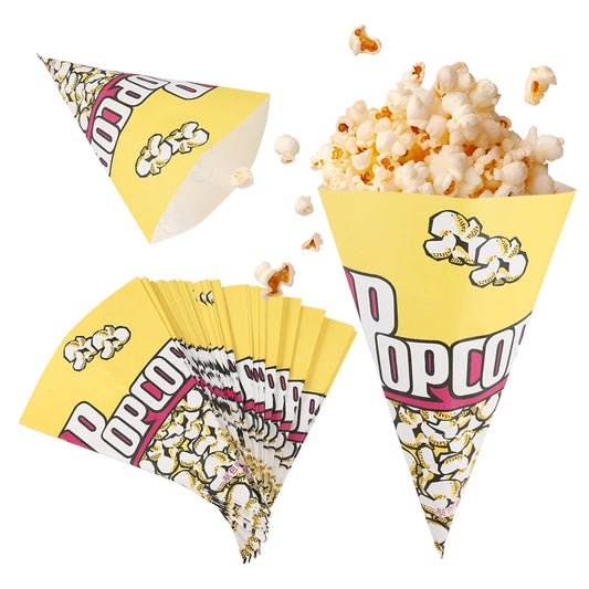 100X Popcorn Bags Paper Bags Almonds Popcorn