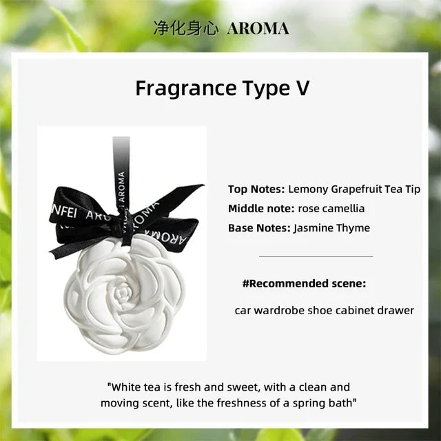 Home Car Office Aromatherapy New Antique Plaster Crafts Hanging Fragrance Spread Plaster Scented Ceramic Aroma Diffuser