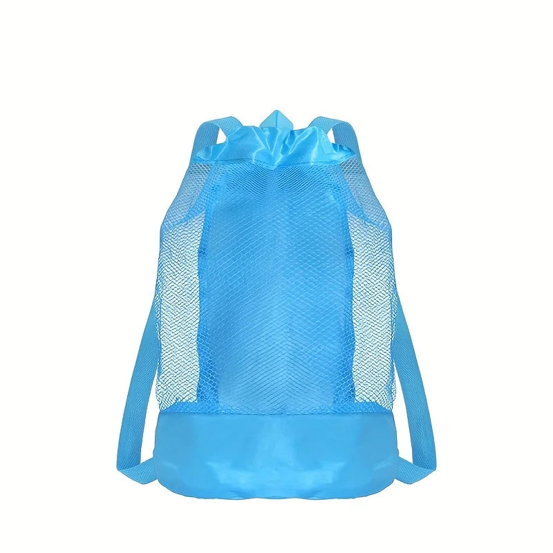 Beach storage bag,Large capacity net multifunctional travel backpack,sundries toy storage bag
