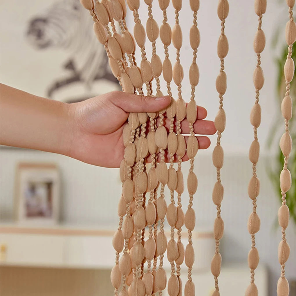 Door Beaded Curtains Lantern Cross Border Tassel Cord Curtains Hotel Wedding Salon Window Curtains Decoration For Room Divider