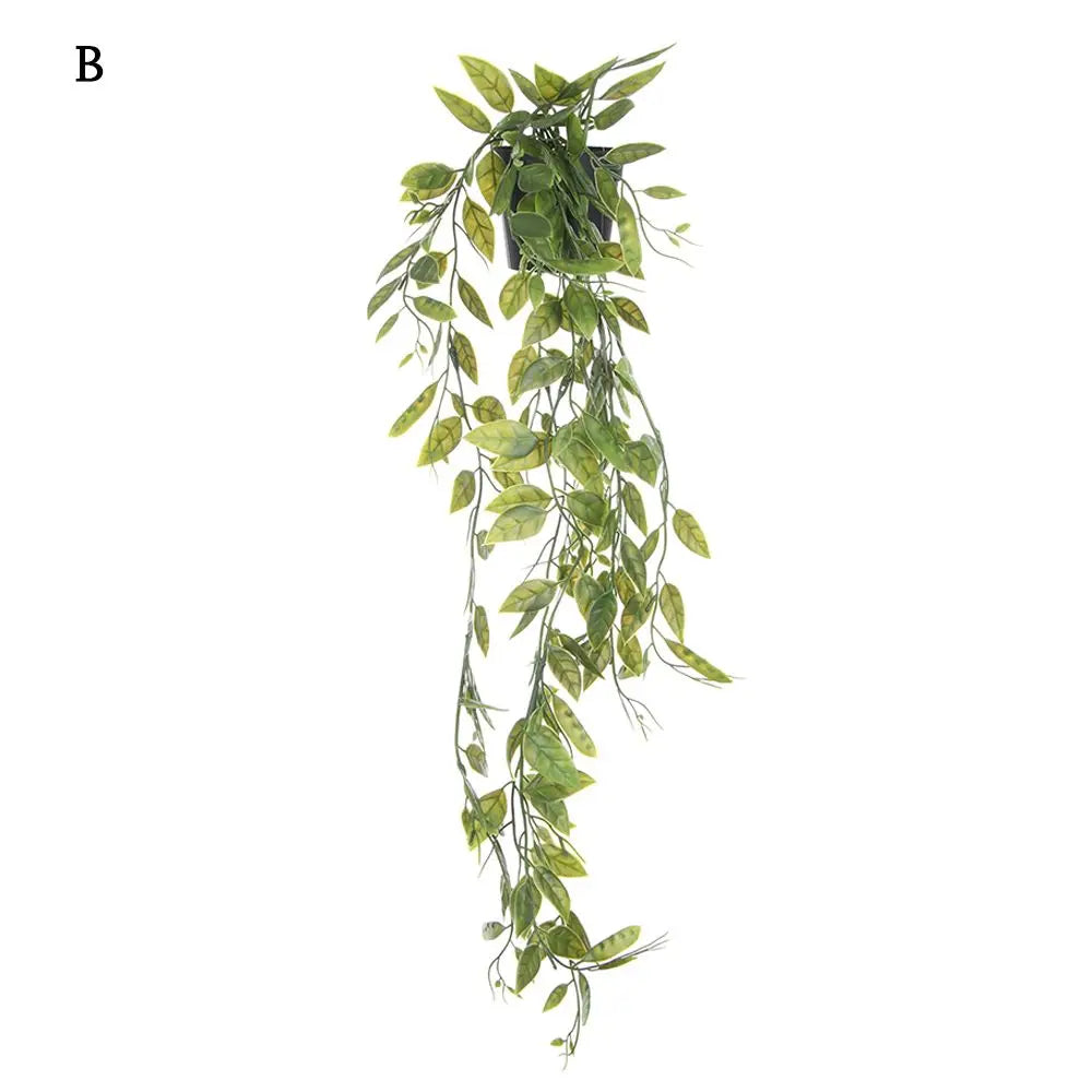 Artificial Hanging Plants with Pot Fake Plants Hanging Vines Shelf Plants Decor Potted Plants for Home Indoor Outdoor Decoration