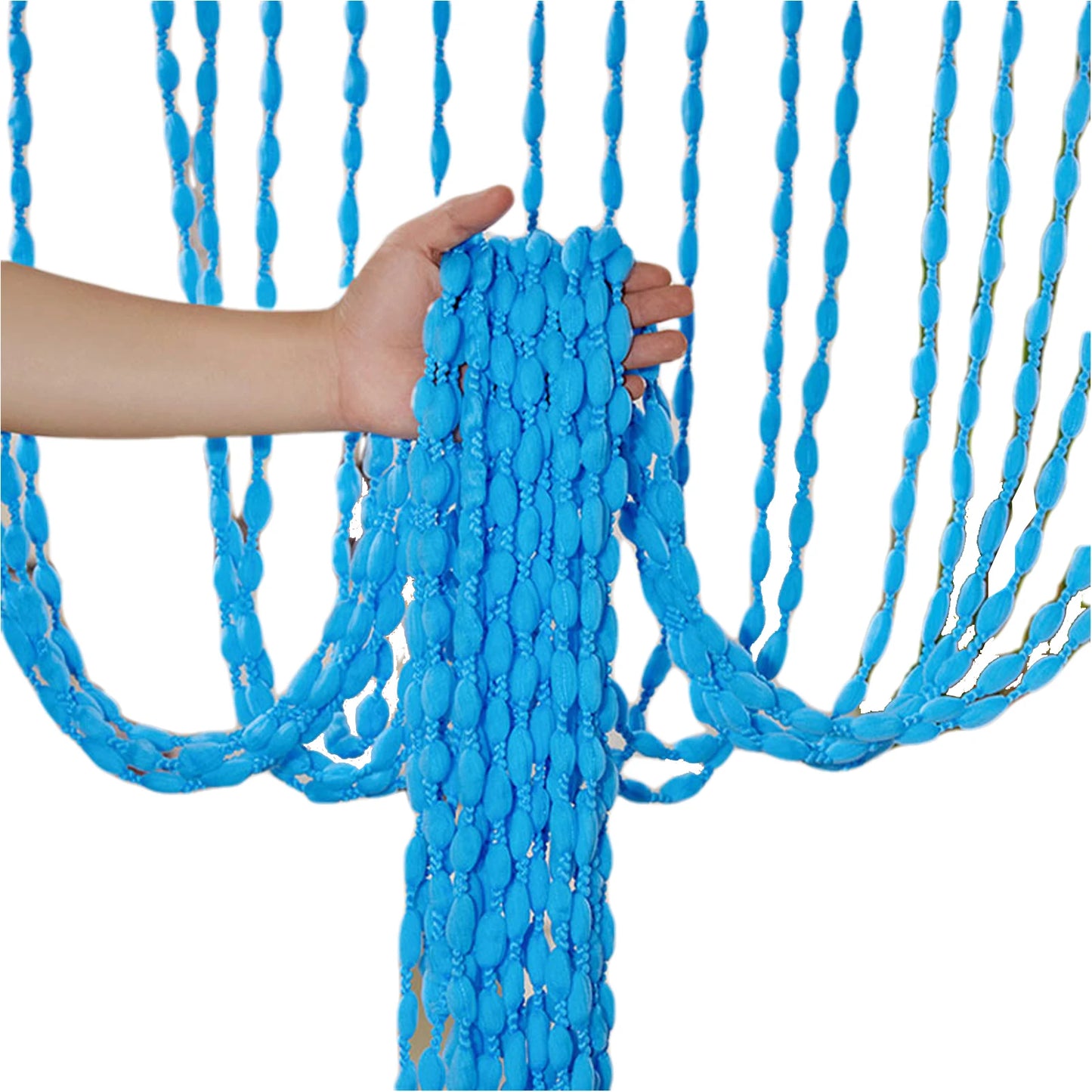 Door Beaded Curtains Lantern Cross Border Tassel Cord Curtains Hotel Wedding Salon Window Curtains Decoration For Room Divider
