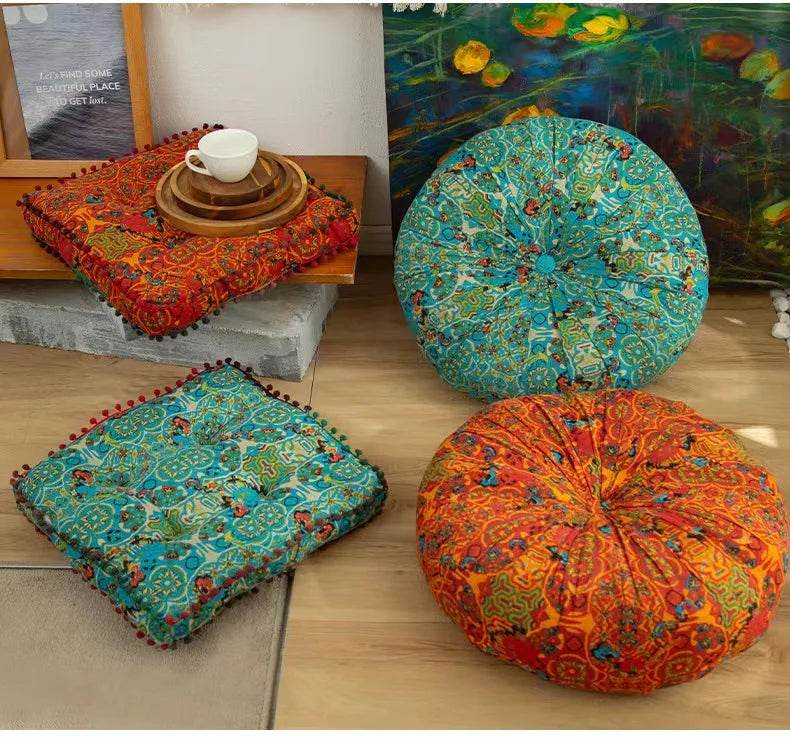 Bohemian Style Floor Pillow Cushion Pillow Cushion