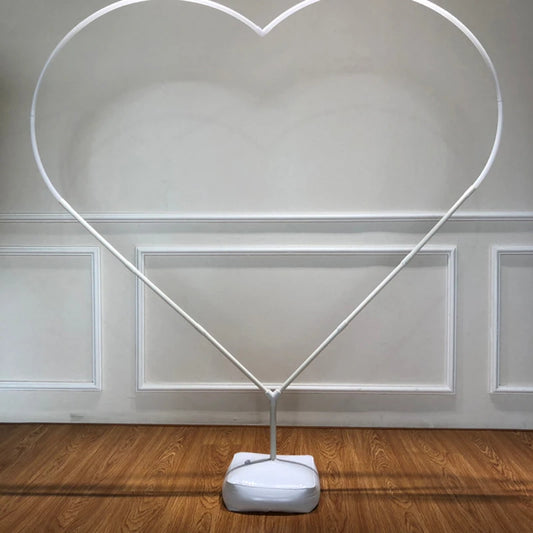 Heart Shaped Balloon Arch DIY Balloon Arch Garland Balloon Arch Stand Kit For Outdoors Weddings Anniversary Decorations 5.2