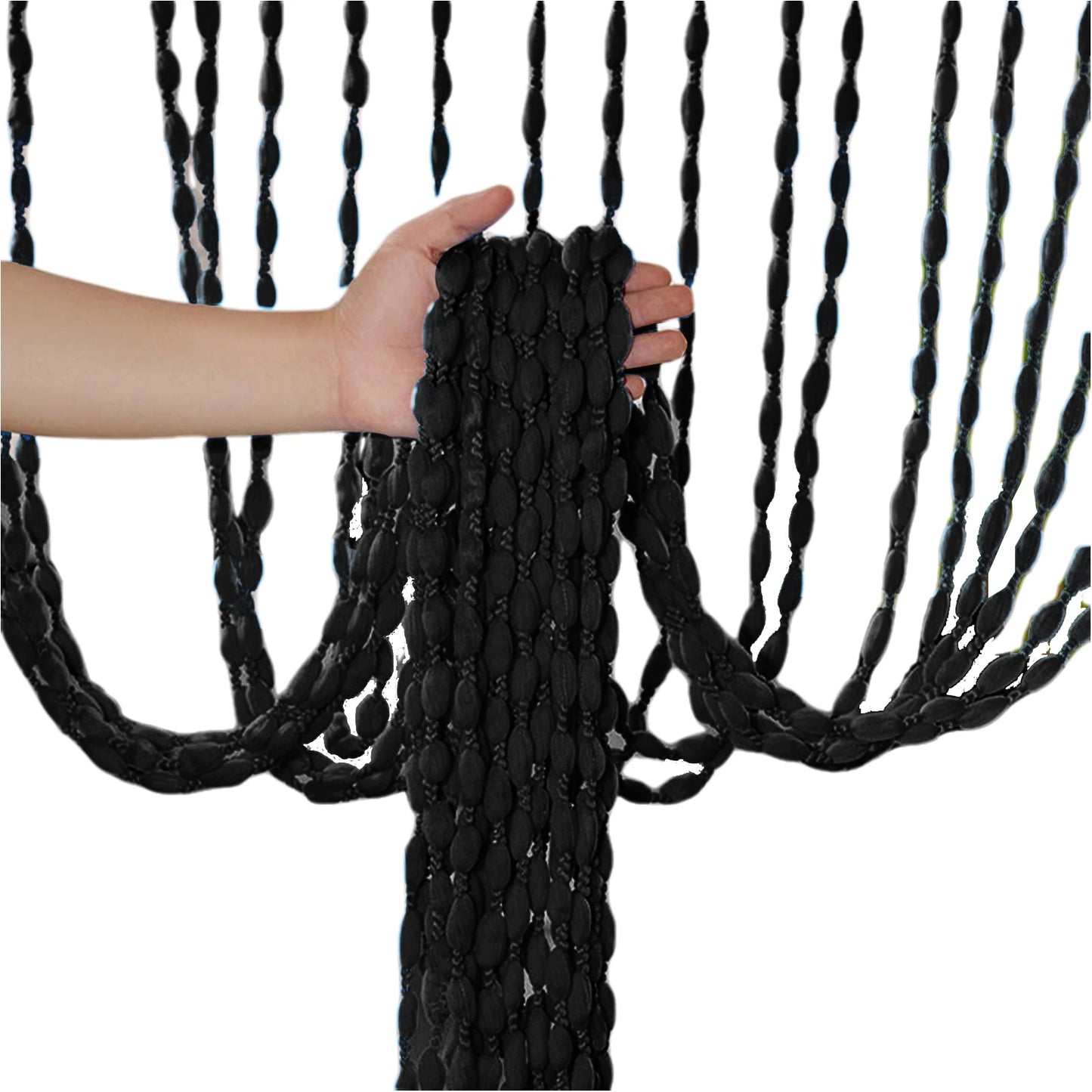 Door Beaded Curtains Lantern Cross Border Tassel Cord Curtains Hotel Wedding Salon Window Curtains Decoration For Room Divider