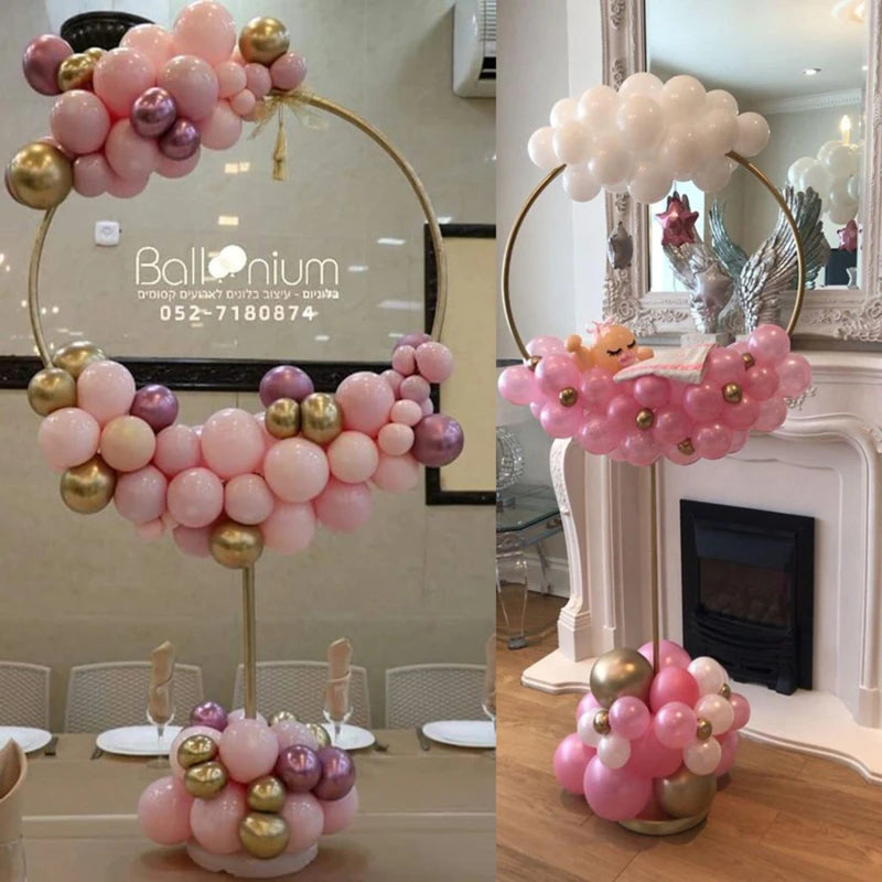 Heart Shaped Balloon Arch DIY Balloon Arch Garland Balloon Arch Stand Kit For Outdoors Weddings Anniversary Decorations 5.2