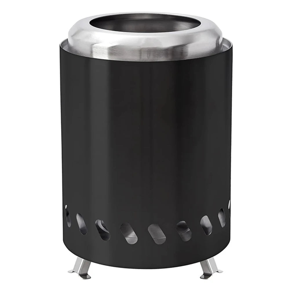 Outdoor Burner Heater Smokeless Tabletop Fire Pit Stainless Steel Camping Smokeless Stove Tabletop Firepit Mini Fire Pit Bonfire