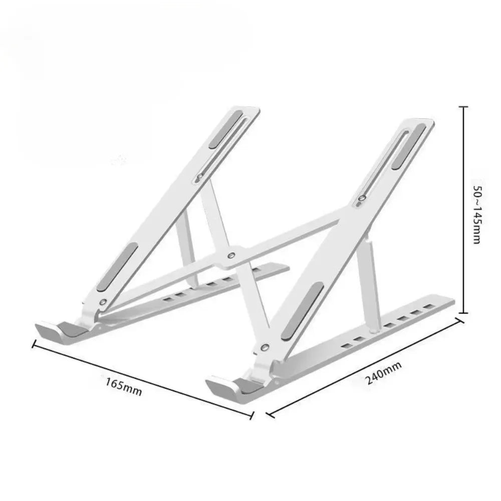 Foldable Laptop Stand Adjustable Portable Notebook Bracket Support Base ABS Holder For Macbook Air Pro Accessories Convenient