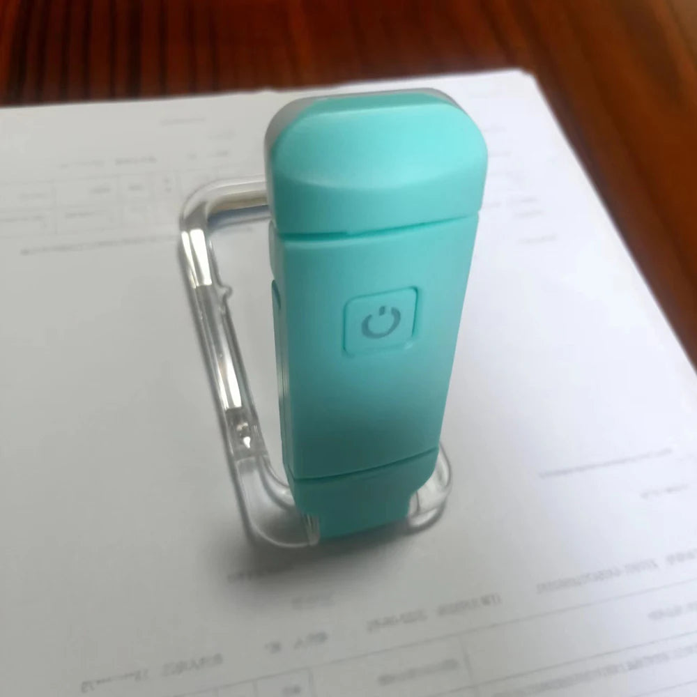 Book Light Brightness Adjustable for Eye-Protection USB Rechargeable LED Clip on Portable Bookmark Light for Reading in Bed Car