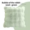 Twist KnittingPlush Pillow Case Vintage Knitted Cushion Cover Simple Cushion Plush Pillowcase Headboard Back