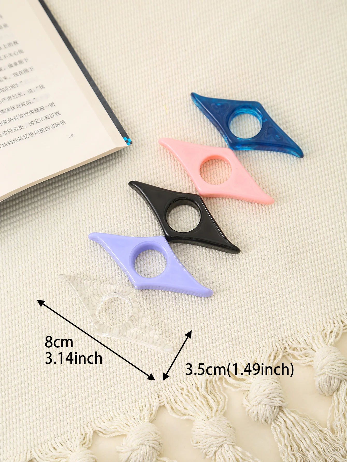 Thumb Bookmark Marque Page Book Accessories School Reading Aids Marcapaginas De Libros Stationery Book Page Holder Bookmarks