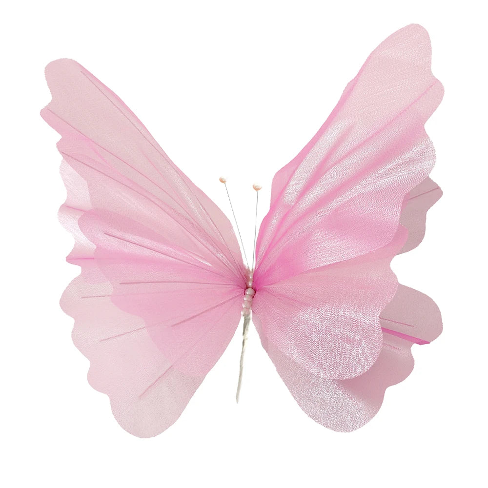 70/60/50cm Giant Gauze Flowers Artificial Poppy Flower Wedding Decoration Girl Birthday Party Props Fairy Garden Party Decor
