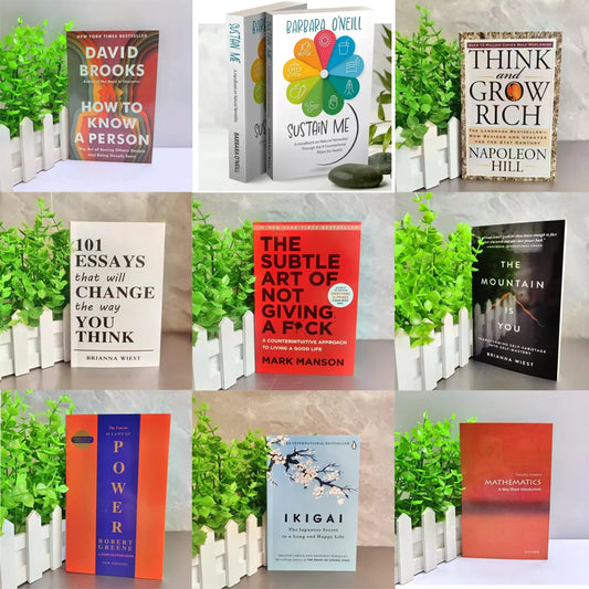 2025 NEW Best-selling books : Money Psychology books, Atomic Habits, Changing Thinking, 48 Laws of Power, etc