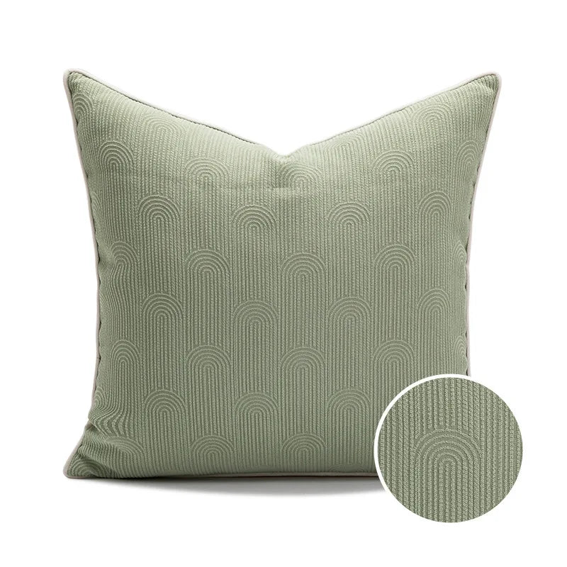 Modern and Fresh Ins Wind Matcha Green Home Living Room Sofa Window Float Pillow Throwing Pillow Simple and Light Luxury Cushion