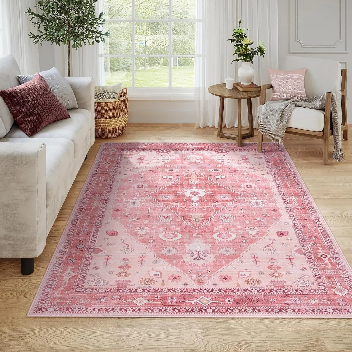 Modern Large Boho Sage Green Rugs for Living Room Decor Bedroom Lounge Balcony Sofa   Mat Coffee Table Floor Mat Dining Room Rug