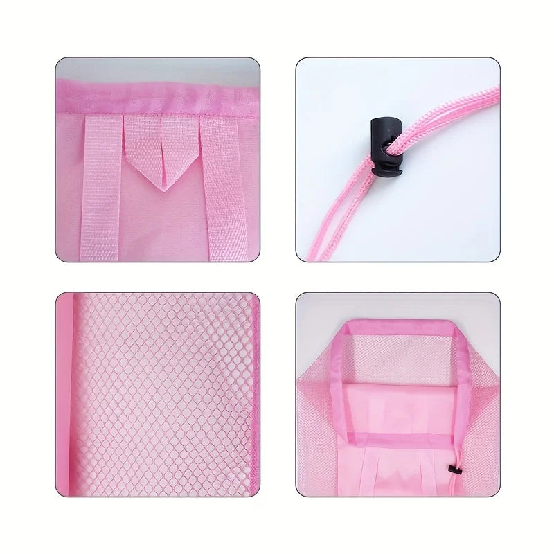 Beach storage bag,Large capacity net multifunctional travel backpack,sundries toy storage bag