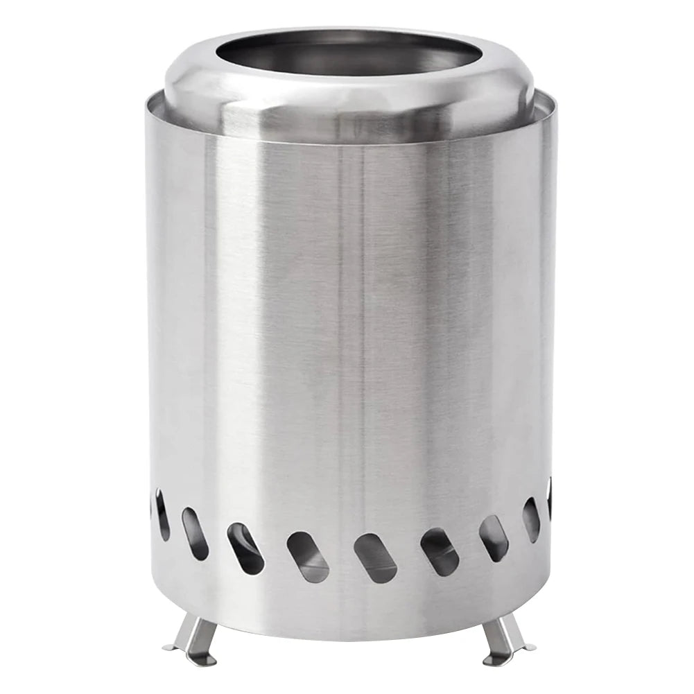 Outdoor Burner Heater Smokeless Tabletop Fire Pit Stainless Steel Camping Smokeless Stove Tabletop Firepit Mini Fire Pit Bonfire