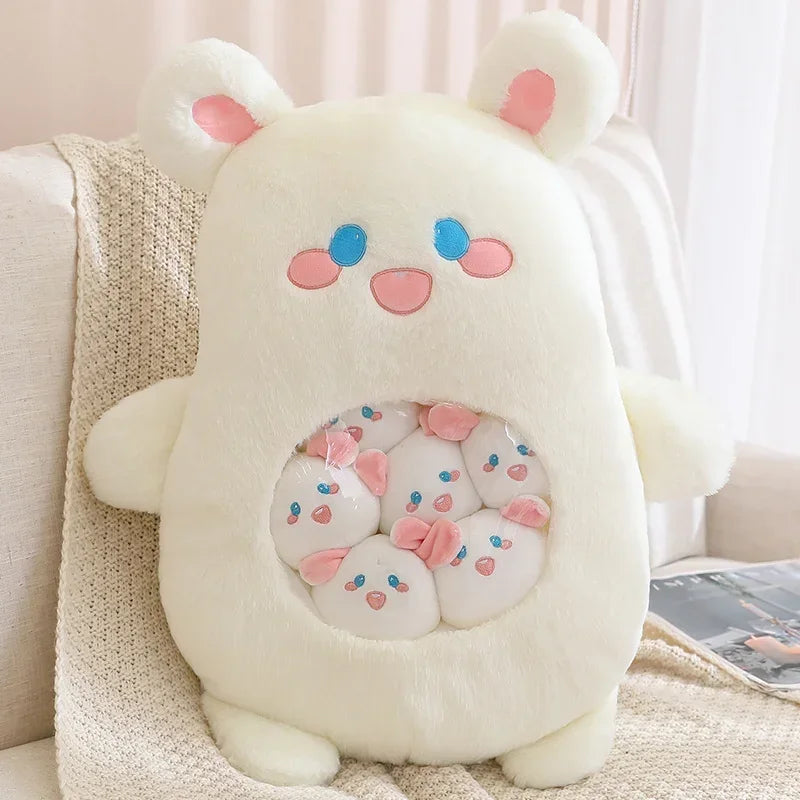 Cute Cartoon Animal Plush Toy Pillows Soft Filled Sofa Cushions Homdecors Decorations Living Room Pillows Holiday Gifts