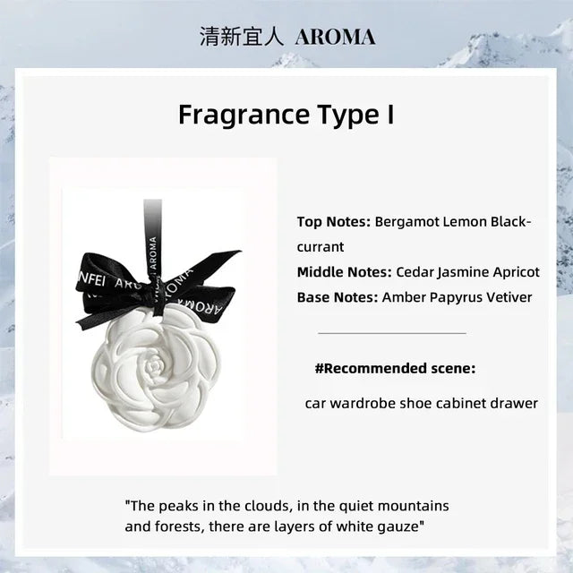 Home Car Office Aromatherapy New Antique Plaster Crafts Hanging Fragrance Spread Plaster Scented Ceramic Aroma Diffuser