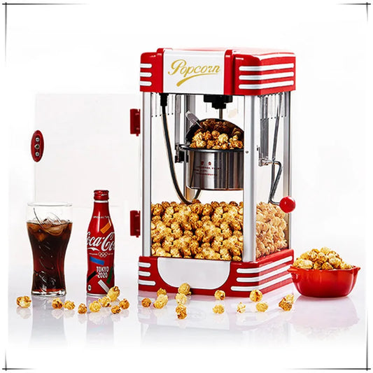 commercial Electric Popcorn machine automatic Hot Popcorn maker for cinema leisure snack equipment
