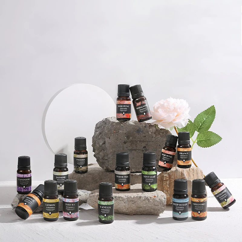 IncenseNatural plant essential oil extraction for aromatherapy. Osmanthus, mint, sweet orange, and fragrant aroma Incense 10ml